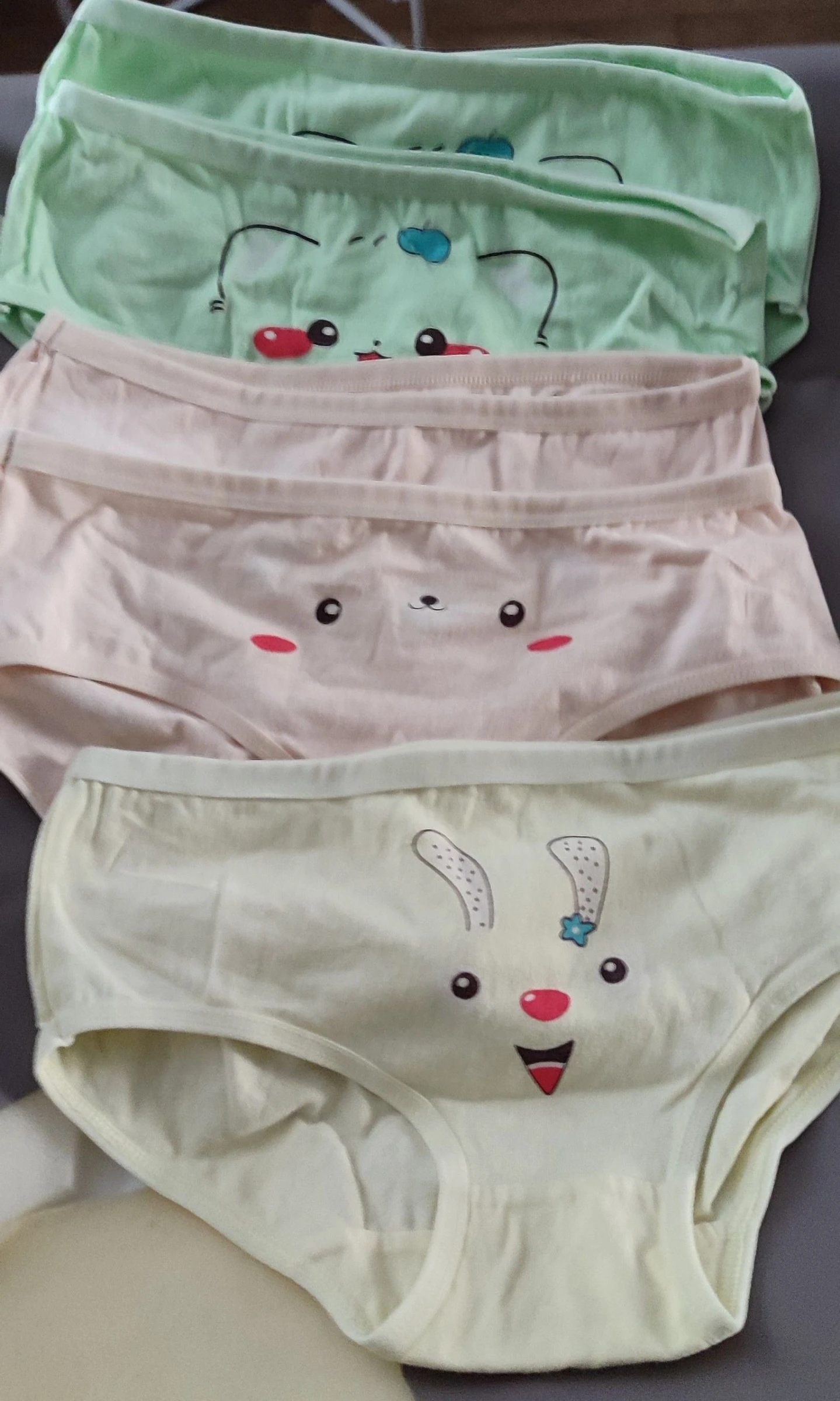 Lot de culottes fantaisie imprimées - Modèle femme taillant petit (convient aussi à un enfant)